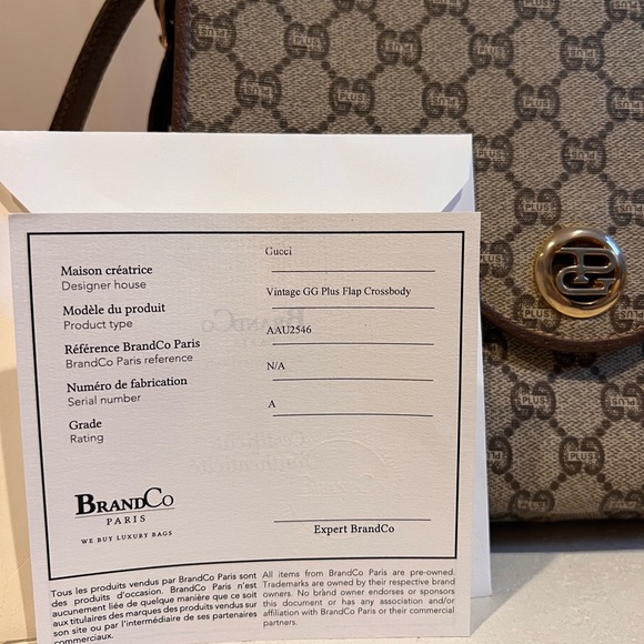 GUCCI PLUS Authentic Vintage GG Supreme Canvas Crossbody Shoulder Bag w/ COA - Picture 2 of 10